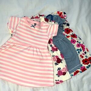 Nwot still attached to one other - FOUR 100% cotton (super soft) infant dresses